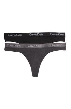 商品Calvin Klein | Motive Stretch Cotton Thong - Pack of 2,商家Nordstrom Rack,价格¥93图片