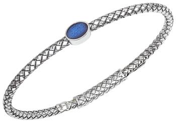 商品Alisa | Alisa Women's Sterling Silver & Black Enamel Bracelet,商家Premium Outlets,价格¥1069图片