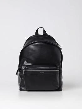推荐Saint Laurent City backpack in leather with logo商品