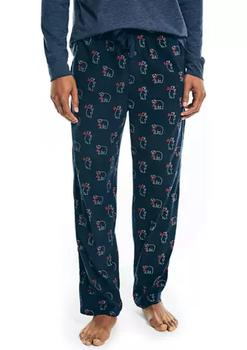 Nautica | Sustainably Crafted Printed Fleece Sleep Pants商品图片,6折