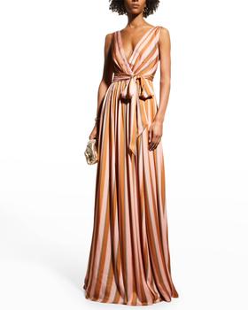 product Sleeveless Striped Gown image