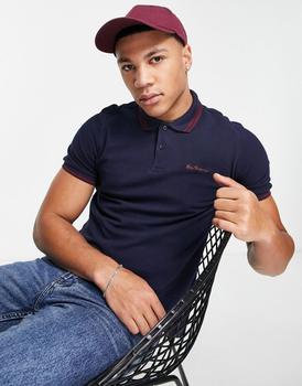 product Ben Sherman tipped polo in navy image