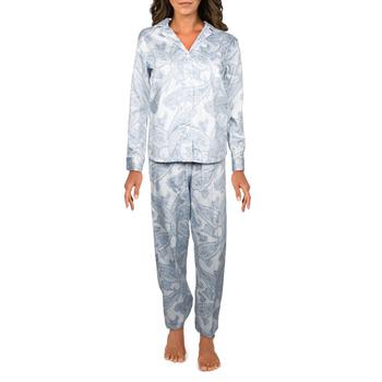 商品Lauren Ralph Lauren Womens Cotton Cozy Pajama Set图片