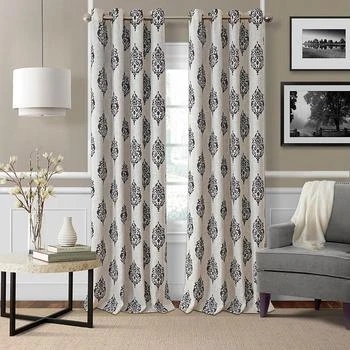 Elrene Home Fashions | Navara Medallion Room Darkening Curtain Panel, 52" x 95",商家Bloomingdale's,价格¥487