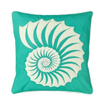 Mod Lifestyles | Seashell 20" Square Decorative Pillow,商家Macy's,价格¥496