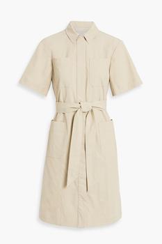 IRIS & INK | Clara textured organic cotton-blend shirt dress商品图片,5折×额外7.5折, 独家减免邮费, 额外七五折