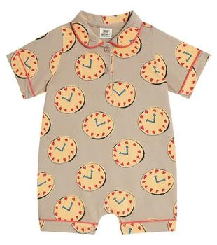 Baby Watch cotton jersey playsuit