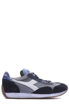 Diadora | Diadora Equipe H Distressed Lace-Up Sneakers 6.9折×额外9折, 额外九折