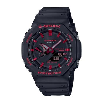 G-Shock | Men's Two Hand Quartz Black Resin Strap Ana-Digi Bluetooth Watch, 45.5mm, GAB2100BNR1A商品图片,