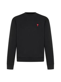 AMI | AMI Paris Logo Embroidered Crewneck Sweatshirt商品图片,8.7折起, 满1件减$8, 满一件减$8