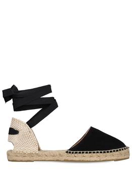 Manebi, MANEBÍ | 20mm Flat Valencina Suede Espadrilles商品图片 6.9折
