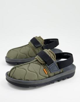 product Reebok Beatnik quilted sandals in hunter green image