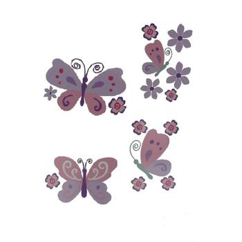 商品Babies"R"Us Butterfly/Floral Baby Girls Wall Decal Set,商家BHFO,价格¥22图片