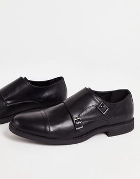 推荐Truffle Collection formal monk shoes in black商品
