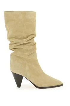 推荐Isabel marant etoile suede leather rouxy slouchy boots商品