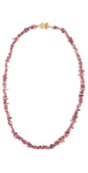 Chan Luu是什么牌子, Chan Luu | Chan Luu 18k Gold Plated Pink Tourmaline Necklace商品图片 