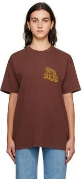 ANINE BING | Burgundy Walker T-Shirt 