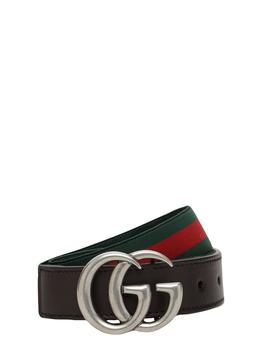 gucci皮带好不好, Gucci | Elastic Belt W/ Web Details商品图片 