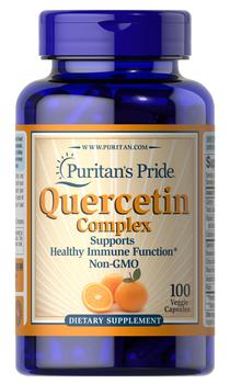 Puritan's Pride | Top Sellers: Quercetin Complex with Vitamin C商品图片,满$60享8.4折, 满折