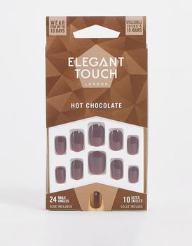 商品Elegant Touch Luxe Looks False Nails - Hot Chocolate图片