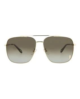 Aviator-Frame Metal Sunglasses,价格$109.08