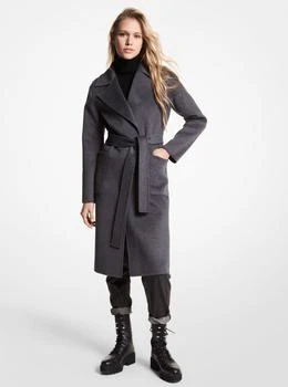 Michael Kors | Wool Blend Wrap Coat,商家Michael Kors,价格¥1686