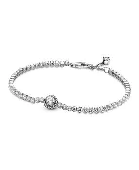 PANDORA | Cubic Zirconia Sparkling Halo Tennis Bracelet,商家Macy's,价格¥836