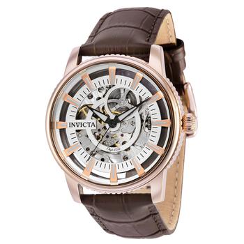 Invicta Objet D Art Automatic Silver Skeleton Dial Mens Watch 30924 product img