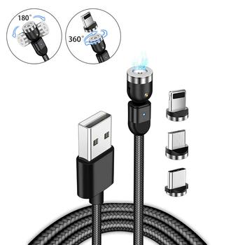 商品KeySmart | Statik 360 Universal Charge Cable With 3 Rotating Magnetic Connectors Pack of 2,商家Premium Outlets,价格¥181图片