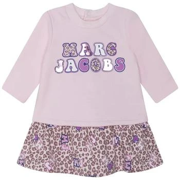 推荐Infant Pink Leo Logo Print Sweater Dress商品