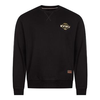 Evisu | Evisu Gold Logo Sweatshirt - Black商品图片 8.4折