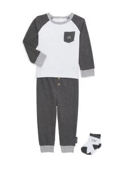Calvin Klein | Baby Boy's 3-Piece Tee, Joggers & Socks Set 5.6折