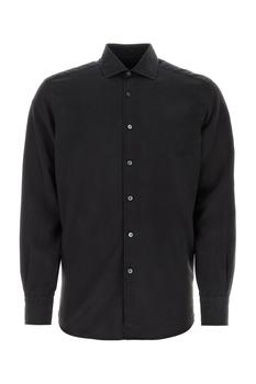 Zegna | Ermenegildo Zegna Collared Button-Up Shirt商品图片,4.7折