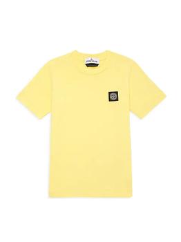 秋装stone island, Stone Island | Little Boy's & Boy's Logo Patch T-Shirt商品图片 