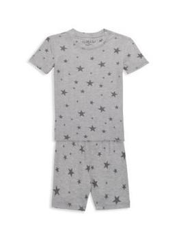 推荐Little Boy's & Boy's 2-Piece Print T-Shirt & Shorts Pajama Set商品