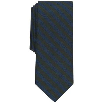 推荐Men's Cruiser Skinny Herringbone Stripe Tie, Created for Macy's商品