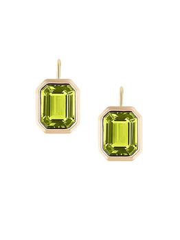 商品Manhattan 18K Gold & Peridot Drop Earrings图片