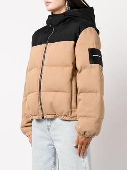 Alexander Wang | ALEXANDER WANG COLORBLOCK HOODED PUFFER JACKET商品图片,7折