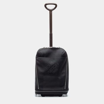 lv行李箱, [二手商品] Louis Vuitton | Louis Vuitton Black/Brown Damier Canvas And Leather Vintage Geant Conquerant 55 Roller Luggage商品图片 8.6折