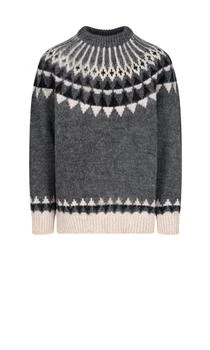推荐Junya Watanabe Men's  Grey Wool Sweater商品