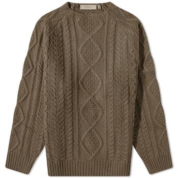 商品Essentials | Fear of God ESSENTIALS Cable Knit - Wood,商家END. Clothing,价格¥603图片