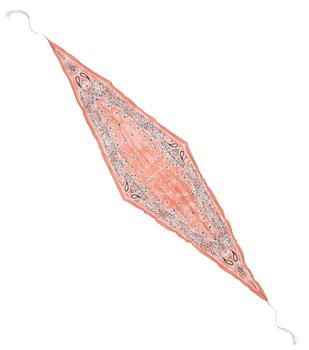 Acne Studios | 涡纹印花棉质混纺围巾商品图片,6.9折