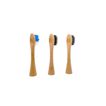 商品PearlBar | Three Biodegradable Bamboo Electric Toothbrush Heads for Sonic Electric Toothbrush, Set of 3,商家Macy's,价格¥179图片