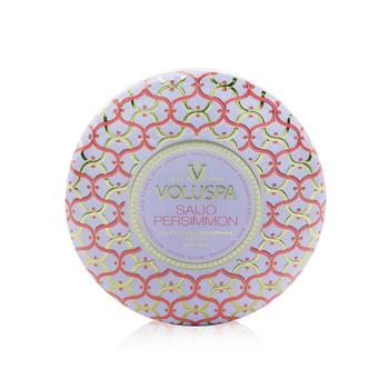 Voluspa | Voluspa 三烛芯装饰罐香薰蜡烛 - 西条柿子 340g/12oz商品图片,