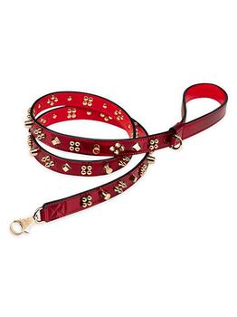 商品Loubileash Embellished Leather Dog Leash图片