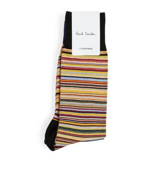 Paul Smith | Striped Socks (Pack of 2)商品图片,独家减免邮费