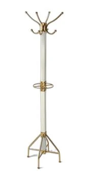 Homezia | Logan Square White & Gold Coat Rack Tree,商家Premium Outlets,价格¥3297