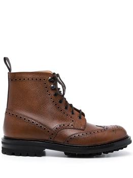 product perforated lace-up boots - men image