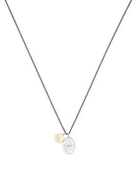 Miansai | Mini Dove Sterling Silver & 18K Yellow Gold Pendant Necklace,商家Bloomingdale's,价格¥1079