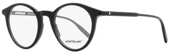 了解万宝龙眼镜, MontBlanc | Montblanc Men's  Eyeglasses MB0009O 005 Black 50mm商品图片 7.5折